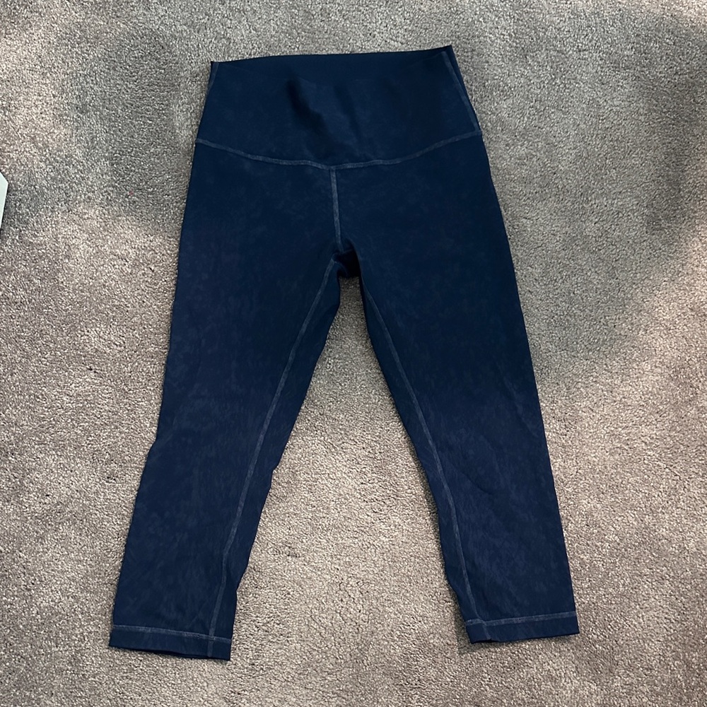 Lululemon Navy Blue High-Waisted Leggings